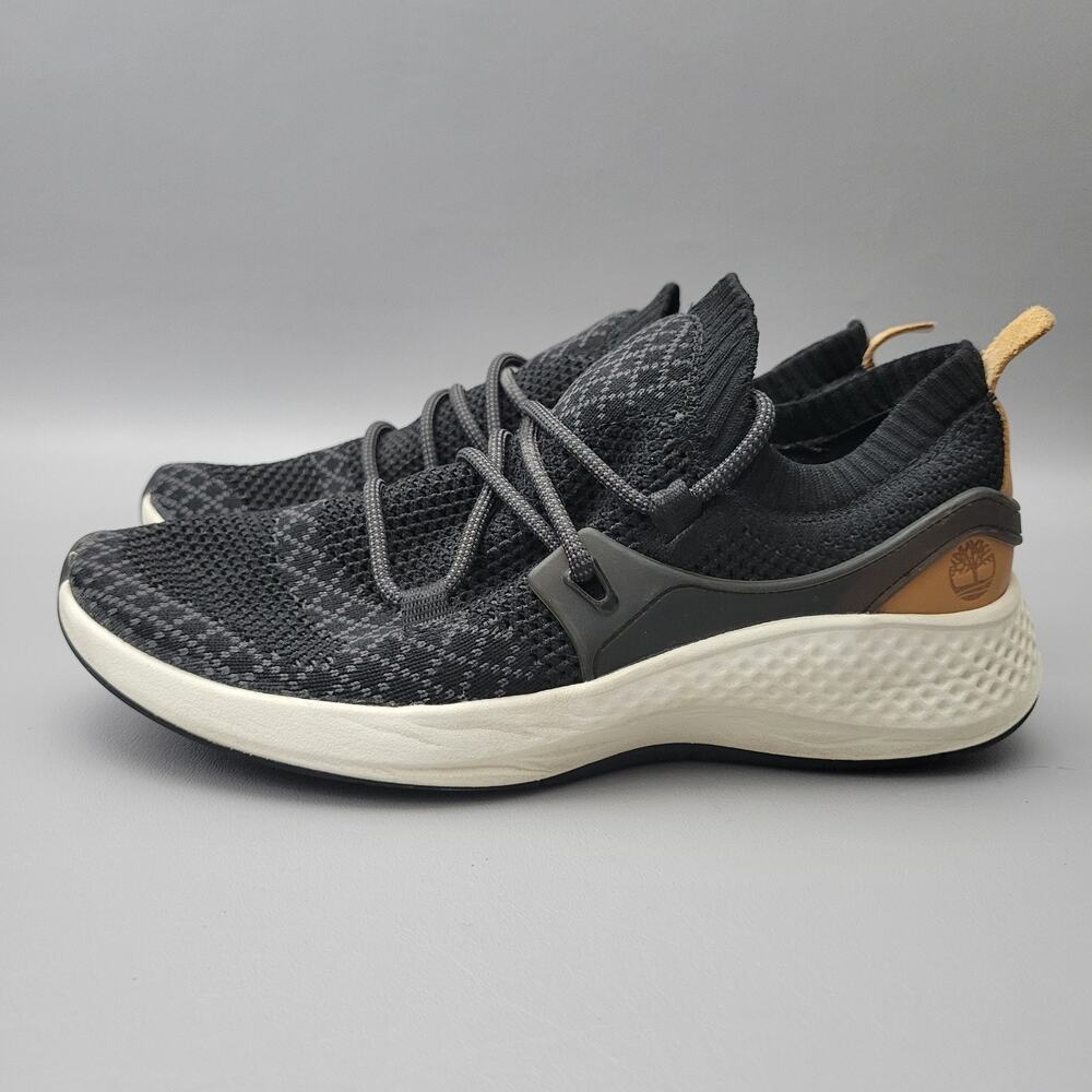 Timberland FlyRoam Go Knit Oxford Sneakers Size 8 Gray Black Running Comfort